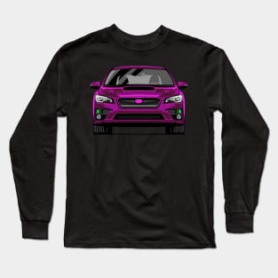 WRX sti jdm illustration vector art Long Sleeve T-Shirt